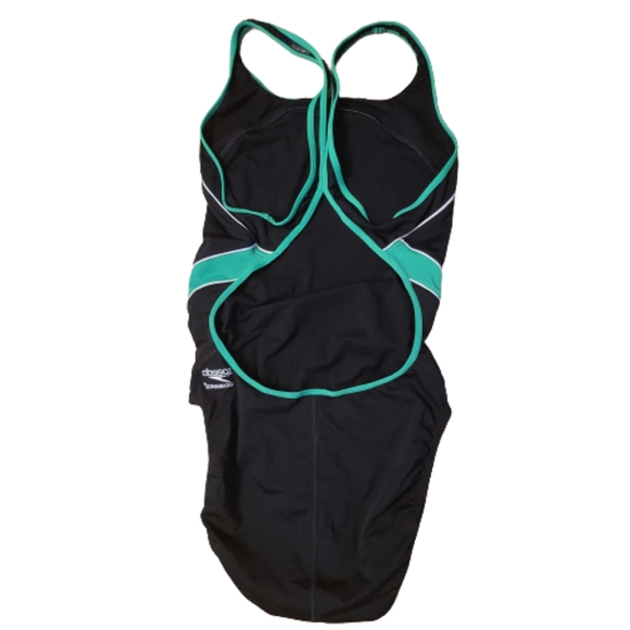 *Speedo Solid Flyback Training Suit Onepiece - Speedo Endurance+ - Picture 5 of 6